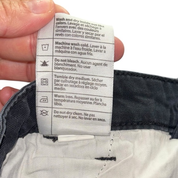 Carhartt Slim Fit Black Denim Women’s 5 Pocket Hammer Loop Work Jeans Distressed - Picture 6 of 12